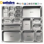 GN Pans Manufacturer - Full Sizes Gastronorm Drain Pan Steam Table with Silicone Sealing Lid
