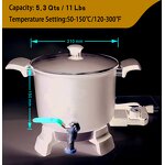 Wax Melter Manufacturer - Commercial 5L Non-Stick Candle Melting Pot