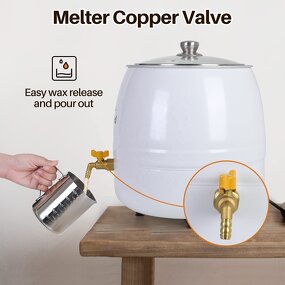 Wax Melter Machine Manufacturer - Dontalen 10L Electric White Stainless Steel