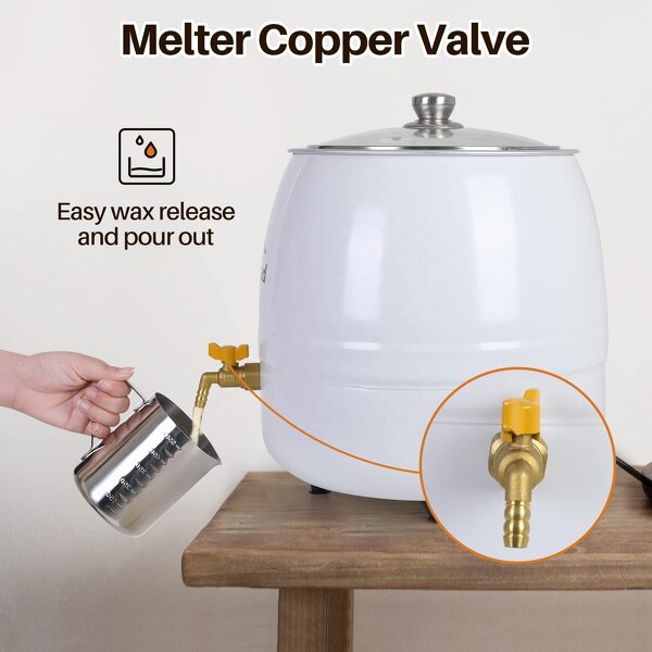 Wax Melter Machine Manufacturer - Dontalen 10L Electric White Stainless Steel