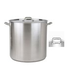 Stock Pots Manufacturer - Dontalen 50L 0.8mm Aluminum Polished Deep Soup and