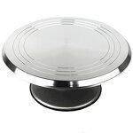 Cake Stand Manufacturer - Hottest Sale 12 Inch Metal Anti-Slip Rotating Decorating Turntable