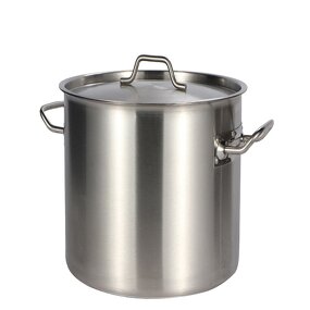 Stock Pots Manufacturer - Hotel Supplies 100L 200L 3 Layers Composite Bottom Stainless Steel