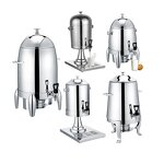 Tea Dispenser Manufacturer - Factory Price Buffet Stainless Steel 19L Large Hot Coffee Urn