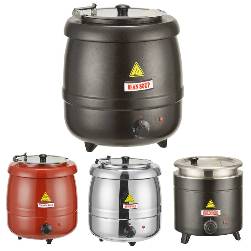 Soup Kettle Manufacturer - Dontalen 10L Stainless Steel Electric Classic Style 400W CE