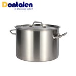 Stock Pots Manufacturer - Hotel Supplies 100L 200L 3 Layers Composite Bottom Stainless Steel
