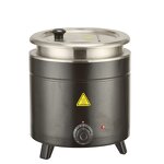 Soup Kettle Manufacturer - Dontalen Commercial 10L Stainless Steel Black Color Buffet