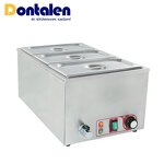 Food Warmer Manufacturer - 3/4/5 Pot Electronic Countertop Stainless Steel Buffet Vitrine