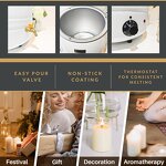 Candle Making Kit Manufacturer - Dontalen Black Large Size Stainless Steel Electric