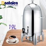 Tea Dispenser Manufacturer - Factory Price Buffet Stainless Steel 19L Large Hot Coffee Urn