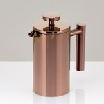 French Press Manufacturer - Stainless Steel 12 OZ/3 Cup Gold Double-Wall Coffee & Tea Maker