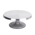 Cake Turntable Manufacturer - Factory Price Metal Flat Tilting Rotating Non-Slip Eco-Friendly