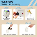 Candle Making Kit Manufacturer - Dontalen Black Large Size Stainless Steel Electric