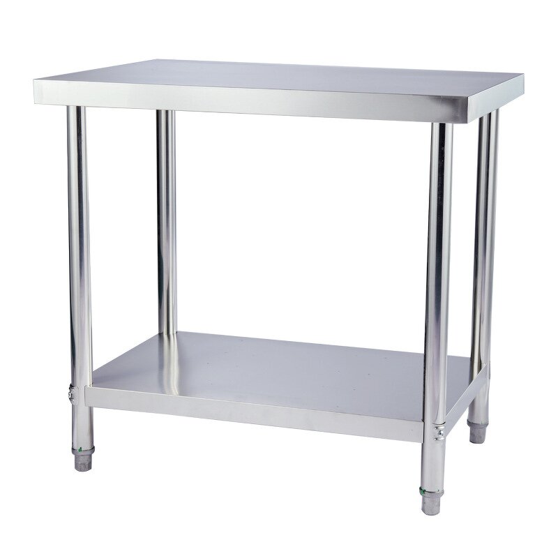 Kitchen Table Manufacturer - Metal Mobile Adjustable Table Leg Stainless Steel Work Table