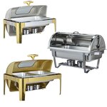 Chafing Dish Manufacturer - 9QT Roll Top for Restaurant Kitchen Equipment