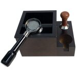 Knock Box Manufacturer - Coffee Tools Stainless Steel Black Rectangular Chut Bin for Coffee Shop