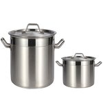 Stock Pots Manufacturer - Dontalen 50L 0.8mm Aluminum Polished Deep Soup and