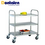 Service Trolley Manufacturer - Dontalen Round Tube Food Restaurant Hotel Stainless Steel