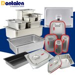 GN Pans Manufacturer - Full Sizes Gastronorm Drain Pan Steam Table with Silicone Sealing Lid