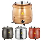 Soup Kettle Manufacturer - Hot Sale Electric Gold 10L Stainless Steel 400W Soup Warmer
