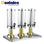 Juice Dispensers Manufacturer - Wholesale Luxury Stainless Steel 3 Tank Cold Drink for Parties