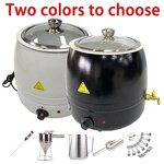 Wax Melter Machine Manufacturer - Black Stainless Steel Electric Candle Body Maker