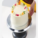 Cake Turntable Manufacturer - High Quality Aluminum Eco-Friendly Decorating Baking Tool with Box