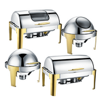 Chafing Dishes Manufacturer - New Arrival Roll Top Stainless Steel Hydraulic Induction