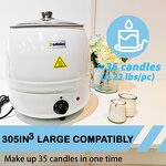 Candle Making Kit Manufacturer - Dontalen Black Large Size Stainless Steel Electric