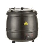 Soup Kettle Manufacturer - Dontalen E003 13L Stainless Steel with Bain Marie Black 600W CE