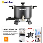 Wax Melting Machine Manufacturer - 5L Non-Stick Black for Candle Making