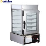 Food Steamer Warmer Manufacturer - 2020 Hot Sale Electric Stainless Steel Bun Display with Glass