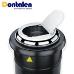 Soup Kettle Manufacturer - Dontalen E003 13L Stainless Steel with Bain Marie Black 600W CE