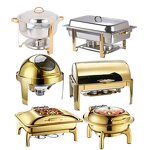 Chafing Dishes Manufacturer - New Arrival Roll Top Stainless Steel Hydraulic Induction