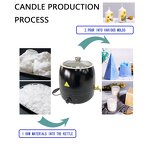 Wax Melter Machine Manufacturer - Black Stainless Steel Electric Candle Body Maker
