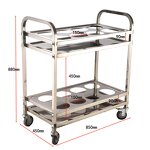 Kitchen Trolley Manufacturer - Dontalen Commercial Hotel Stainless Steel Cart Restaurant Seasoner