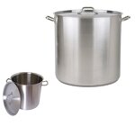 Stock Pots Manufacturer - Dontalen 50L 0.8mm Aluminum Polished Deep Soup and
