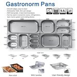 Food Container Manufacturer - Dontalen Stainless Steel EN631-1 Standard EU &US Size GN Pan
