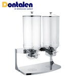 Cereal Dispenser Manufacturer - Deluxe Hotel Buffetware 1/2/3/4 Heads Stainless Steel Plastic