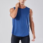 Men's Fitness Vest Manufacturer - Quick-Drying Vintage Running Basketball Training Plus Size Tank