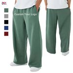 Men's Sweatpants Manufacturer - Oversized Custom Logo Wide Leg Baggy Plus Size Heavyweight Pants