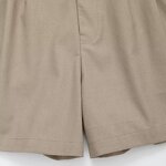 Women's Linen Shorts Manufacturer - Spring New Fashion Blend Fabric Woven Bermuda Vintage High Waist Shorts