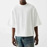 Men's T-Shirt Manufacturer - 100% Cotton Knitted Boxy Streetwear Heavyweight Quick Dry Tee