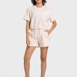 Women's Terry Shorts Manufacturer - OEM Sweat Short With Pocket Drawstring Yoga Casual Sports Pants