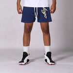 Men's Running Shorts Manufacturer - Custom Wholesale Polyester Silicone Logo Mesh Basketball Gym Shorts