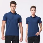 Men's Shirt Manufacturer - Custom Logo 4-Way Stretch Mercerized Cotton Quick Dry Short Sleeve Tee
