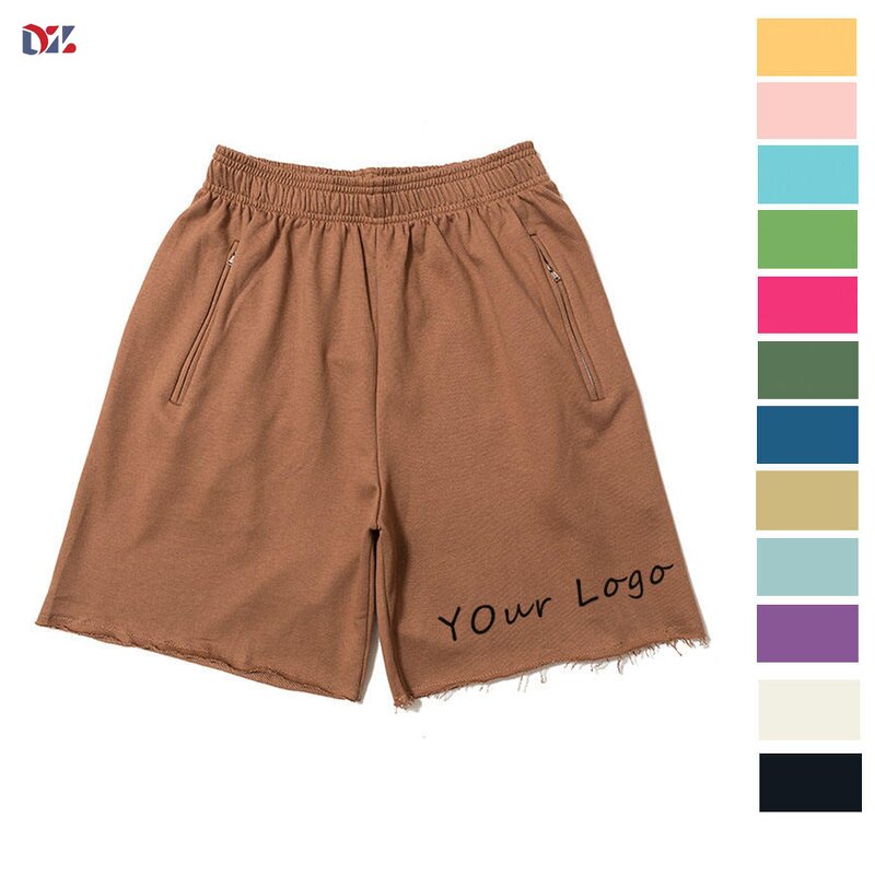 Men's Casual Shorts Manufacturer - Custom Logo High Street Summer European American Gym Blank Shorts