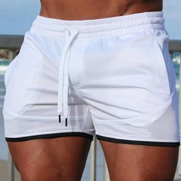 Men's Gym Shorts Manufacturer - Breathable Athletic Training Jogger Fitness Drawstring Closure Shorts