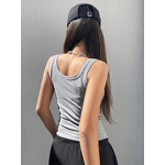 Women's Knitted Tank Top Manufacturer - Custom Soft Tight Sexy Sleeveless Vest for Summer Outfits Top