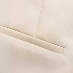 Women's Straight Tube Pants Manufacturer - Spring New Chic Pant Leg Slit Vintage High Waist Zipper Fly Pants